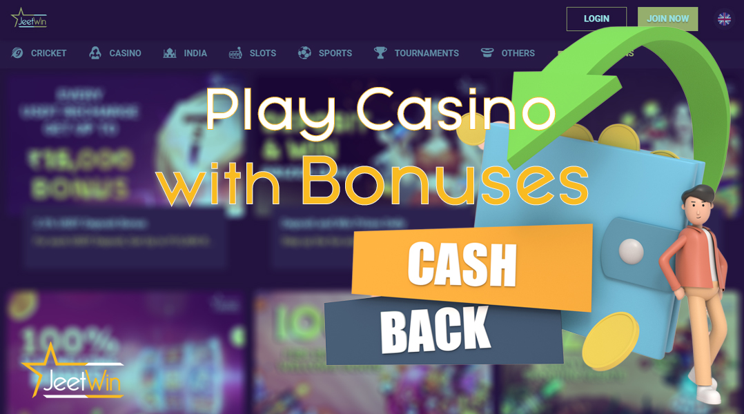 JeetWin Casino is the best bonuses in the gambling industry of India.
