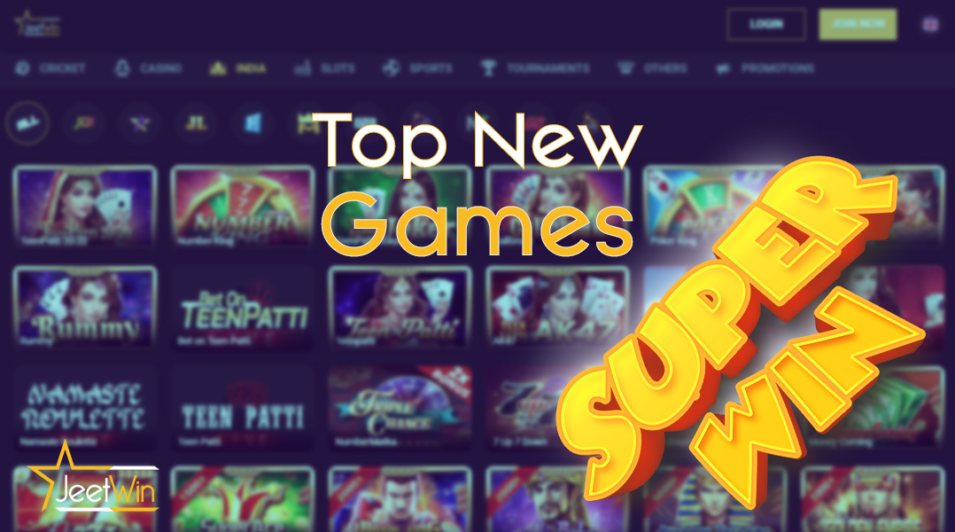 The list of games at the JeetWin casino is constantly updated.