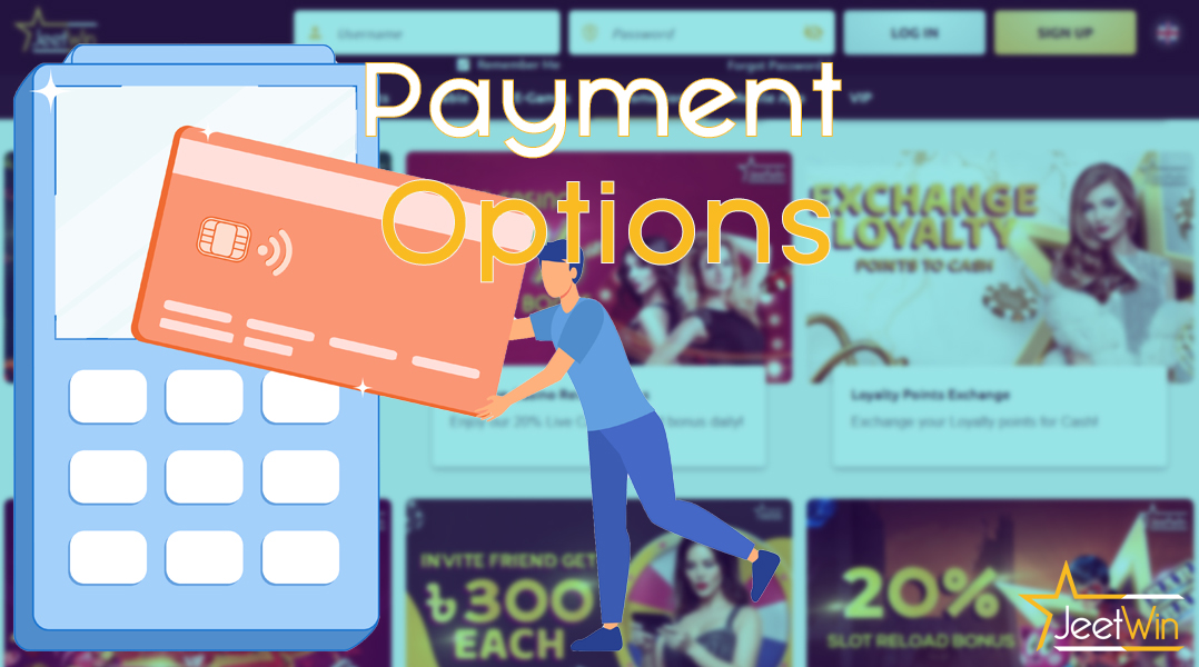 All about the payment methods of the JeetWin bookmaker.