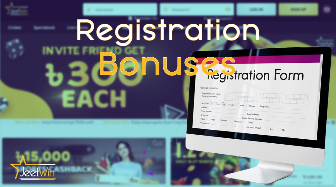 All available JeetWin bookmaker bonuses upon registration.